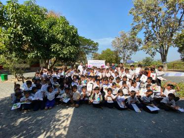 Cultural exchange group photo